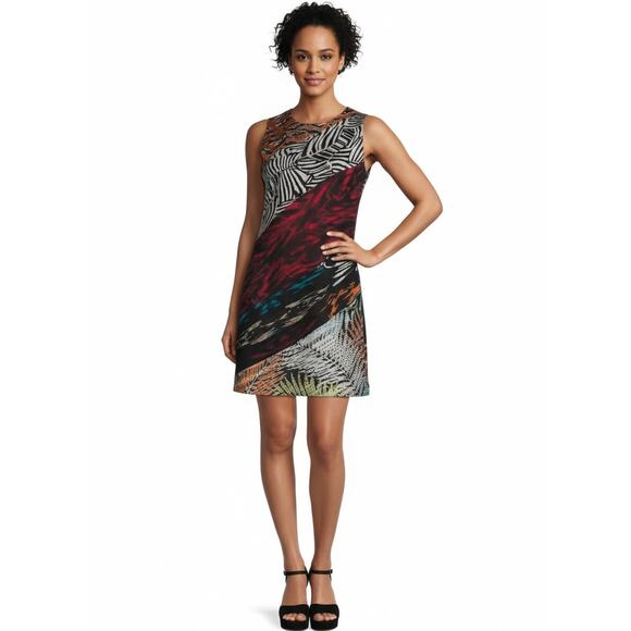 Missoni Muticolor Printed Knit Patch Dress - Picture 1 of 11